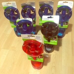 02COOL Deluxe water misting fans.